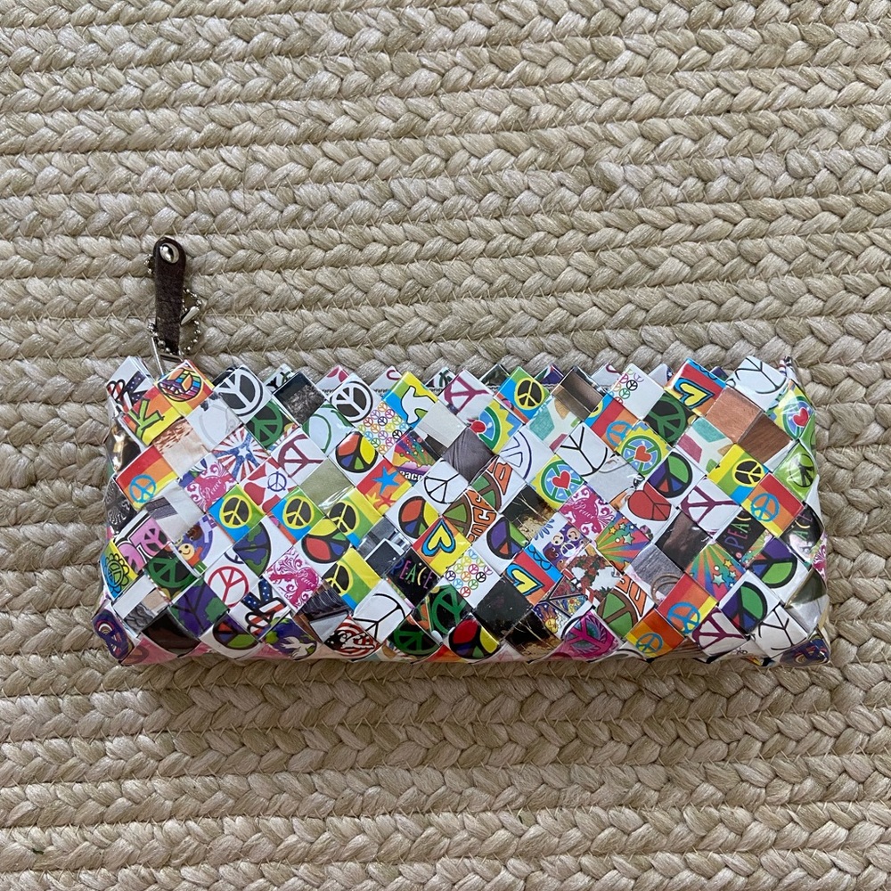 Trendy Y2K Candy Wrapper Clutch